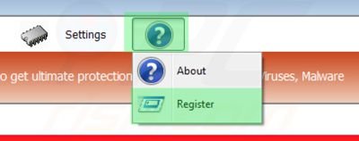 Removing Windows Antibreach Tool using registration key step 1