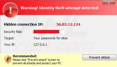 Windows Antivirus Tool generating fake security warning messages