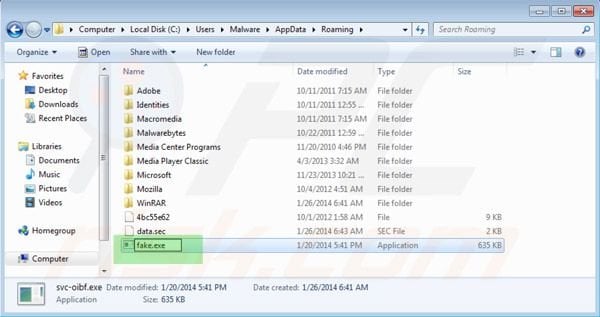 Removing Windows Efficiency Kit using executable file renaming step 2