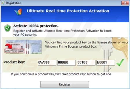 Windows Prime Shield registration step 2