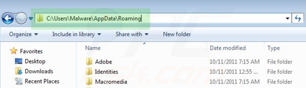 Accessing appdata folder