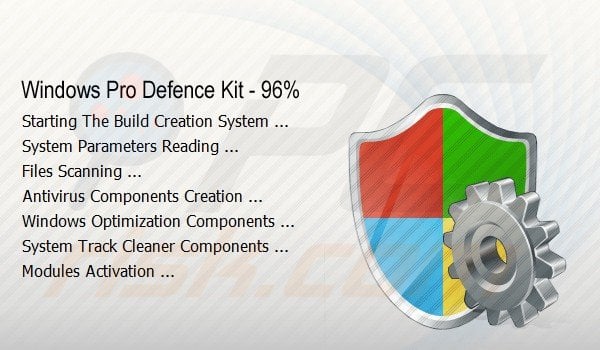 Windows Pro Defence Kit infecting user's computer