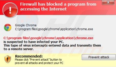 Windows Protection Booster generating fake security warning messages