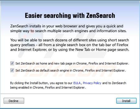 Zensearch installer