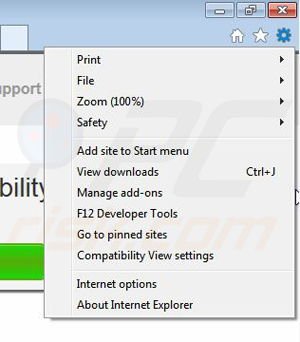 Removing Beta Rez from Internet Explorer step 1
