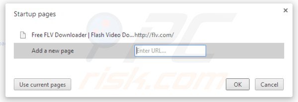 Removing flv toolbar from Google Chrome homepage