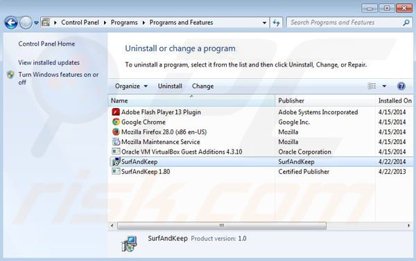 Removing WowCoupon Ads via control panel