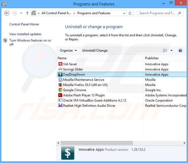 discountcow adware uninstall via Control Panel