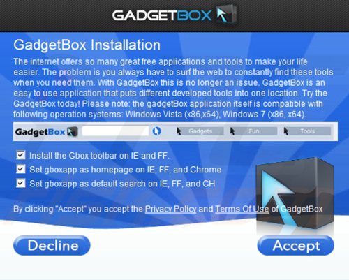 gboxapp browser hijacker installer