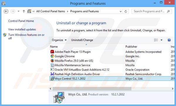 hot-finder.com browser hijacker uninstall via Control Panel