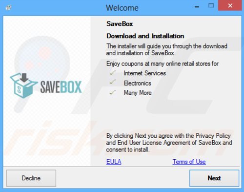 savebox adware installer