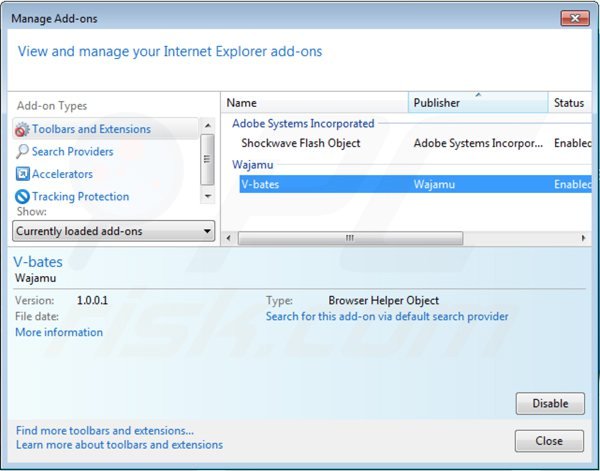 Removing smartmediaconverter from Internet Explorer step 2