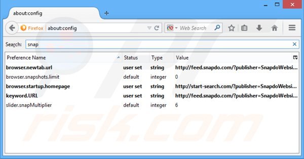 Removing start-search.com from Mozilla Firefox default search engine