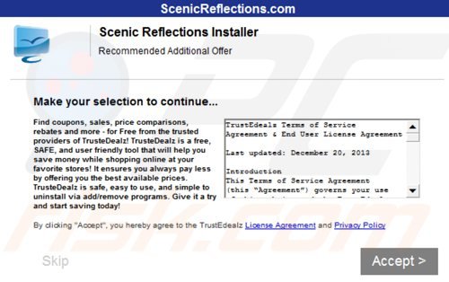 trustedealz adware installer