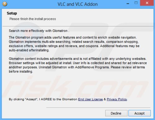 glomatron adware installer