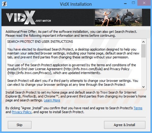 vidx adware installer
