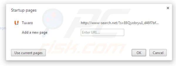 Removing www-search.net from Google Chrome homepage