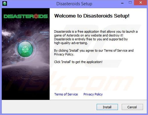 Disasteroids installer