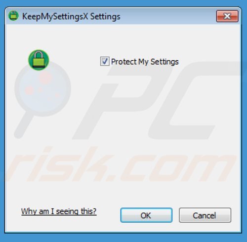 keepmysettingsx settings screen