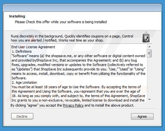 shopsave adware installer