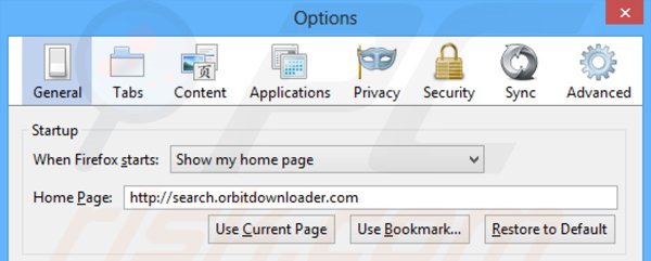 Removing isearch.brothersoft.com from Mozilla Firefox homepage
