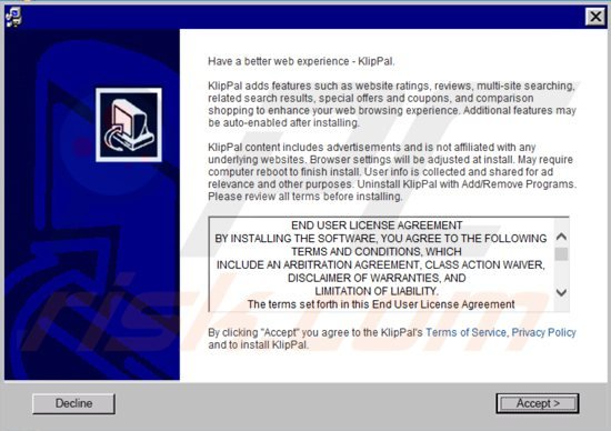 klip pal adware installer