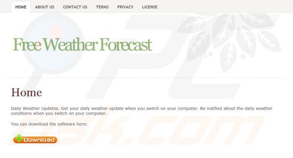 Weather Forecast adware