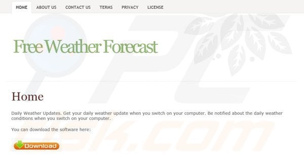 Weather Forecast adware