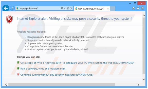 win 8 antivirus 2014 blocking Internet access