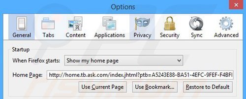 Removing DailyHomeGuide from Mozilla Firefox homepage