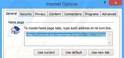 Removing DailyHomeGuide from Internet Explorer homepage