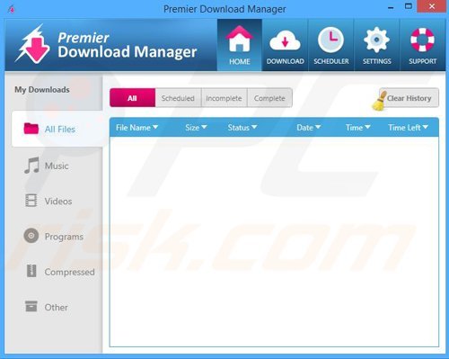 PremierDownloadManager application screenshot