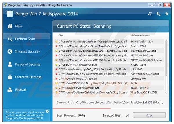 rango win7 antispyware 2014 performing a fake computer security scan