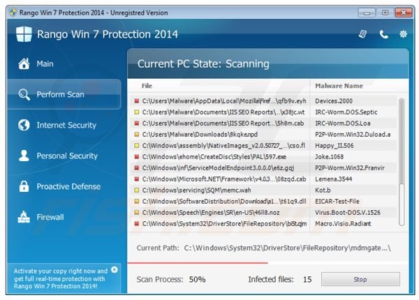rango win7 protection 2014 performing a fake computer security scan