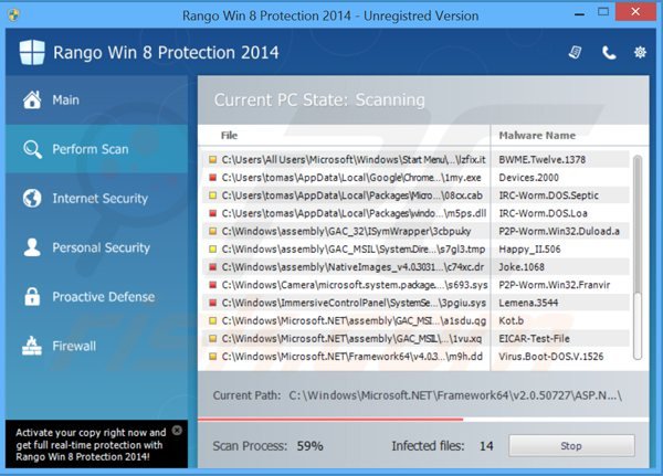 rango win8 protection 2014 performing a fake computer security scan