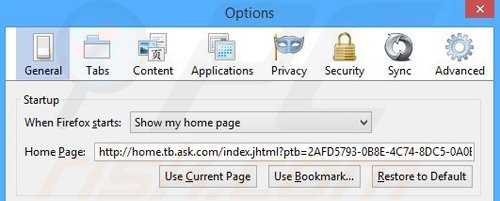 Removing SnapMyScreen from Mozilla Firefox homepage
