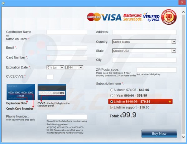 windows antivirus adviser rogue payment website