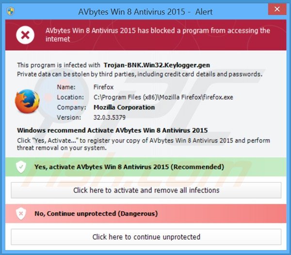 avbytes win8 antivirus 2015 blocking execution of installed programs