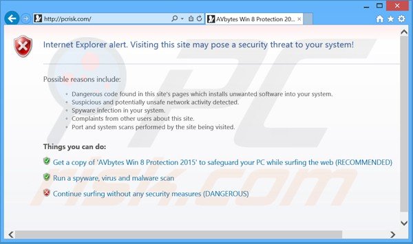 avbytes win8 protection 2015 blocking Internet access