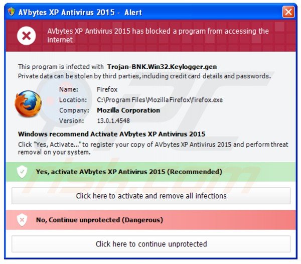 avbytes xp antivirus 2015 blocking execution of installed programs