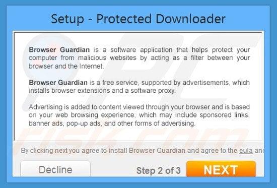 browser guardian adware installer
