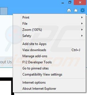 Removing MyloginBox ads from Internet Explorer step 1