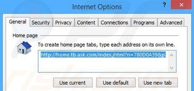 Removing ReferenceBoss from Internet Explorer homepage