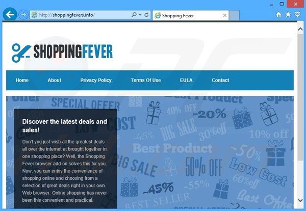 Shopping Fever adware