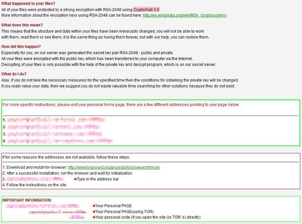 cryptowall 3.0 ransomware (help_decrypt virus)