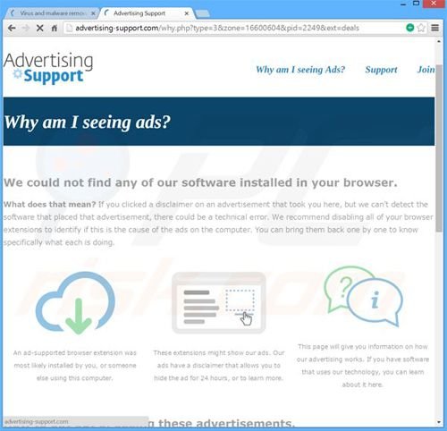 Advertising Support ad network