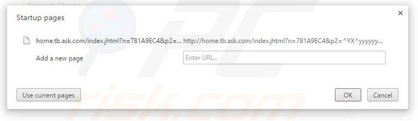 Removing MindDabble from Google Chrome homepage