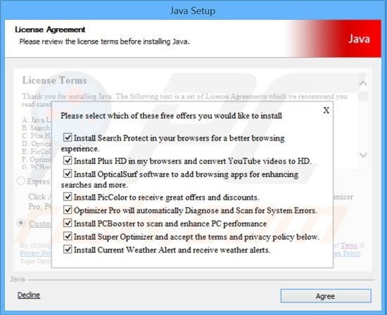 optical surf adware installer