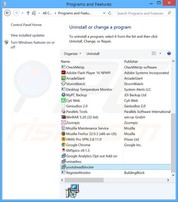 websearch.searchtheglobe.info browser hijacker uninstall via Control Panel