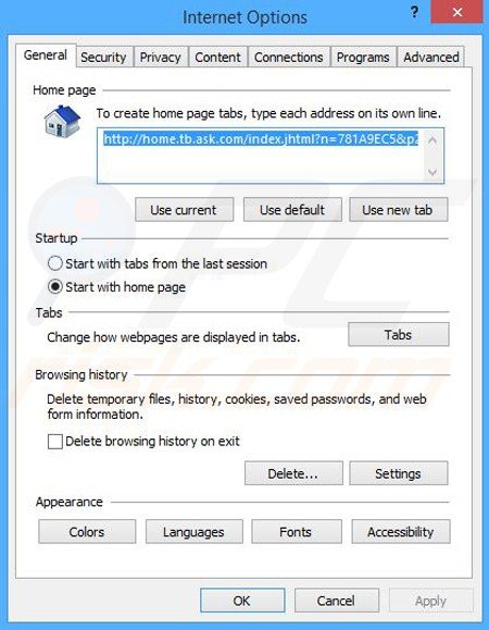 Removing TotalComicBooks from Internet Explorer homepage